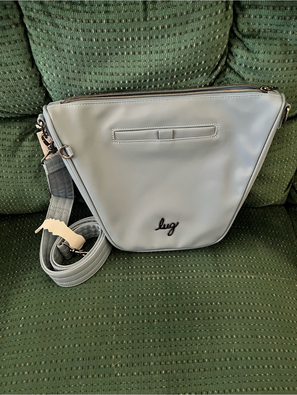Lug Satin Luxe Medium Shoulder Bag-Quest
NWT: Color Denim Drift